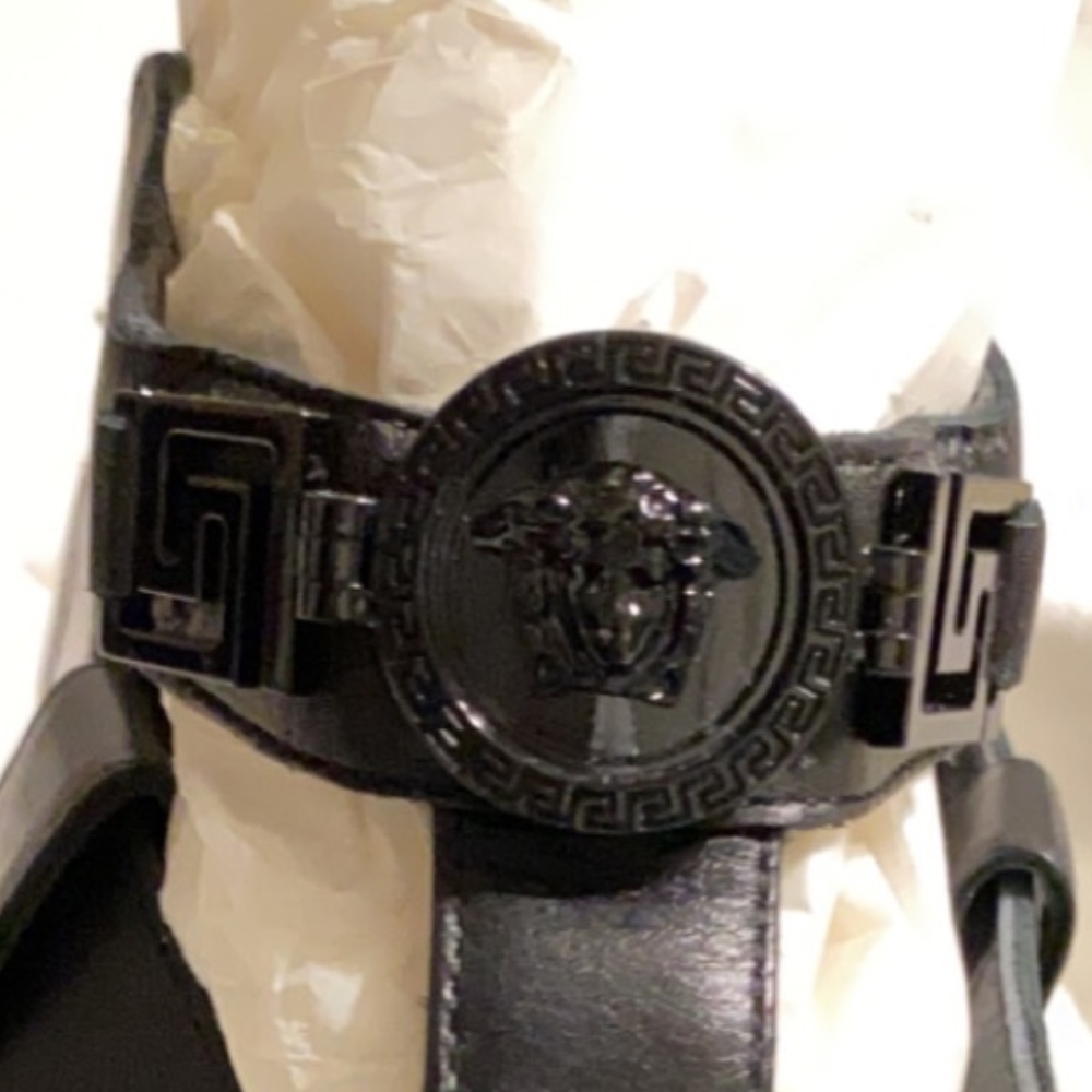 VERSACE - Medusa Strap Heels